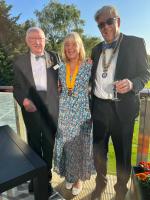 Valerie with fellow Rotarians at an event in 2023.